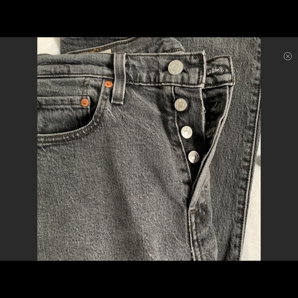 NWOT Levi’s 501 washed black 27 - Picture 4 of 4